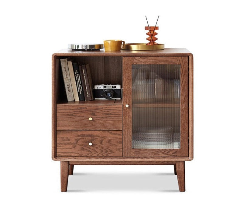 Side cabinet Oak solid wood"