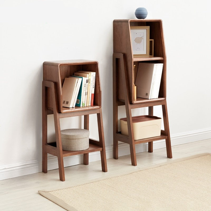 Oak Solid Wood Rack Nordic Side Cabinet.