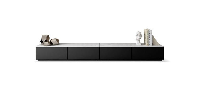 Rock slab TV stand Poplar solid wood*