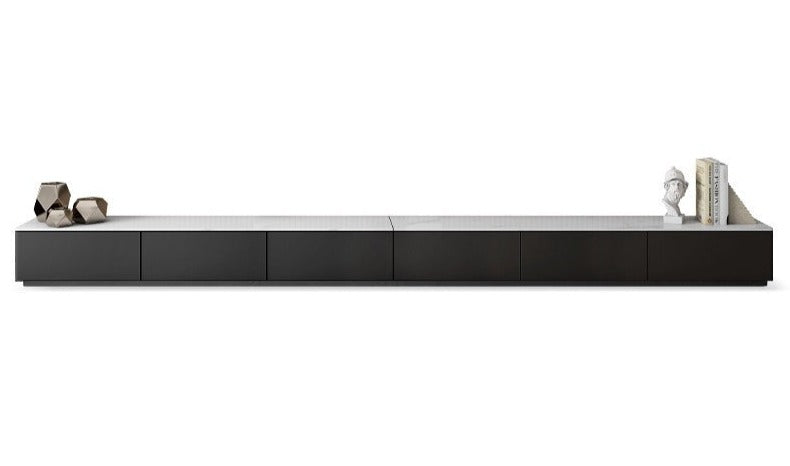 Rock slab TV stand Poplar solid wood*