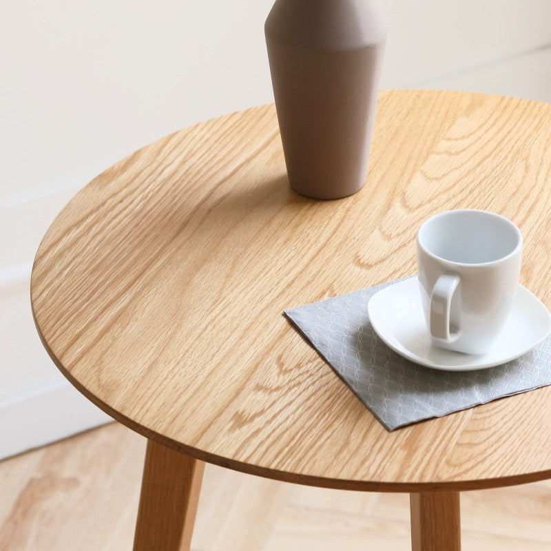Side table Oak solid wood"