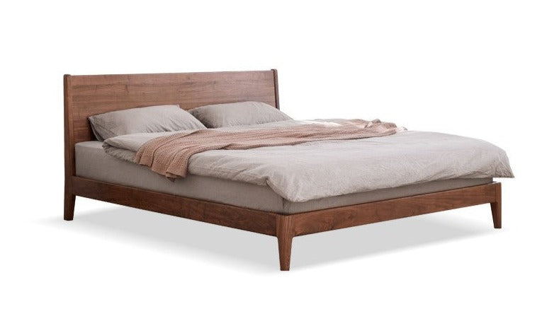 Black Walnut Solid Wood Bed