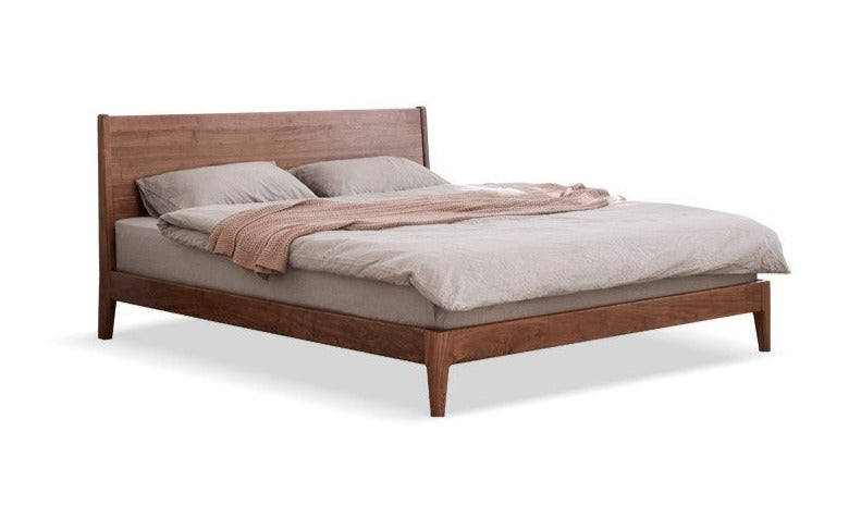Black Walnut Solid Wood Bed