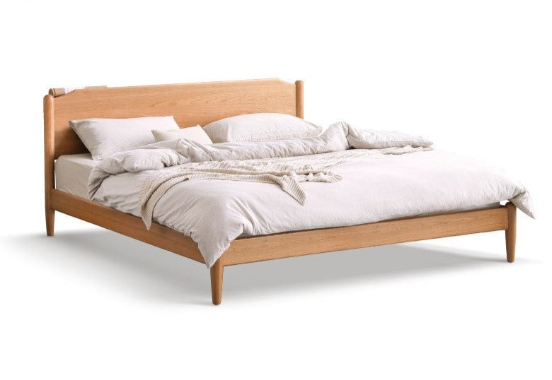 Cherry Solid Wood Bed