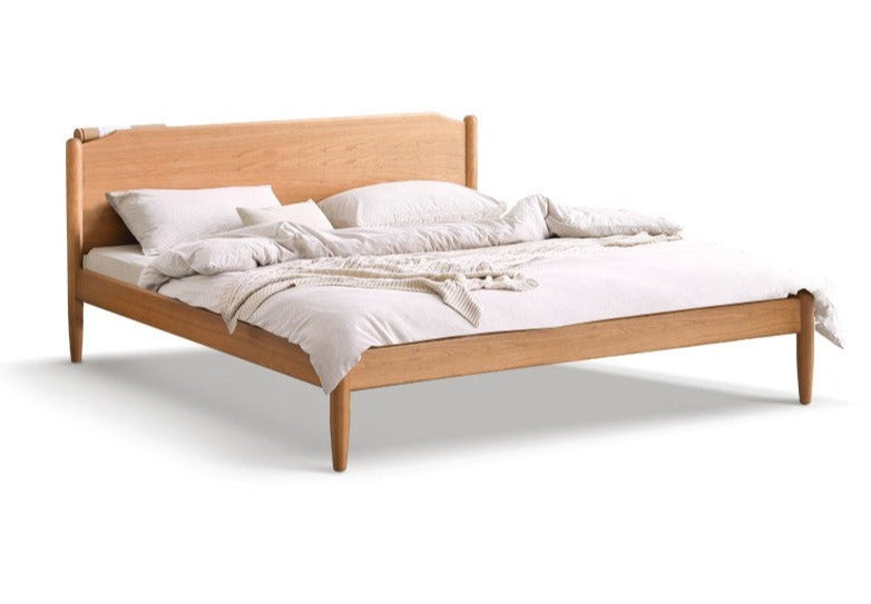 Cherry Solid Wood Bed