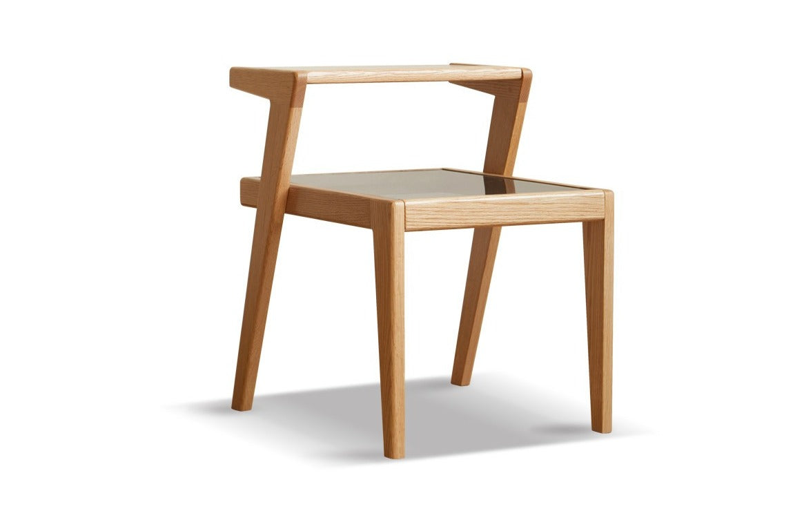 Nightstand, side table Oak solid wood"