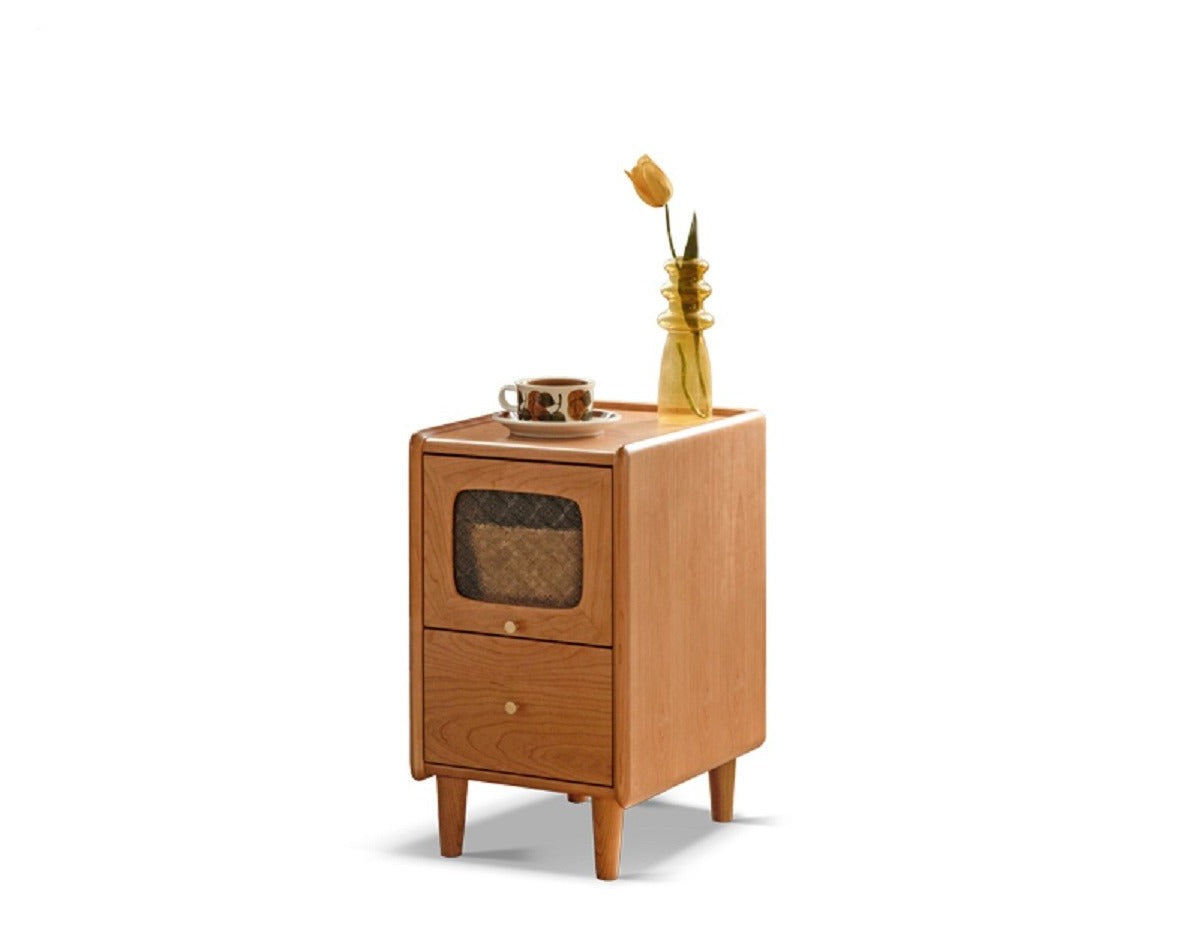 Cherry Solid Wood Nightstand.