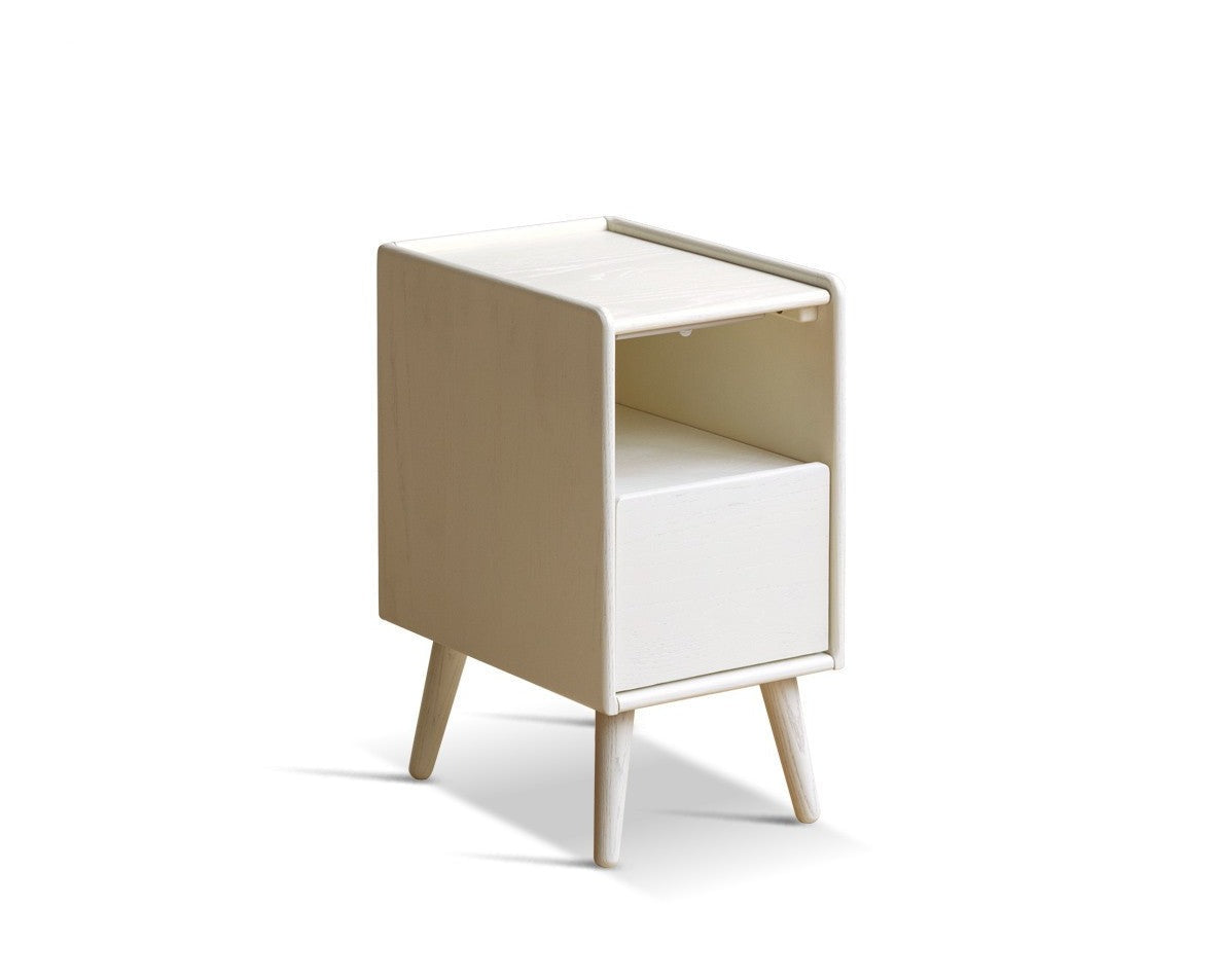 Solid Rubberwood Nightstand.