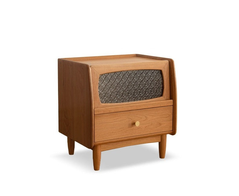 Cherry solid wood Nightstand.