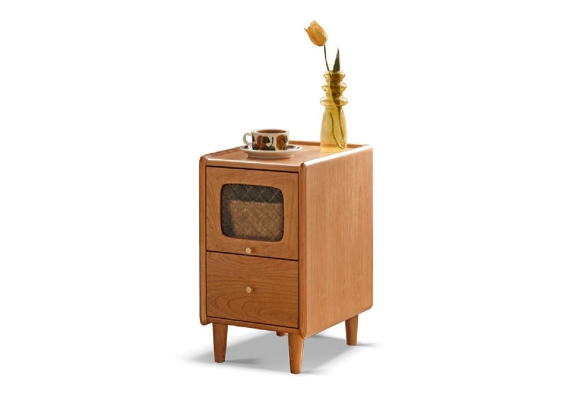 Cherry solid wood Nightstand.