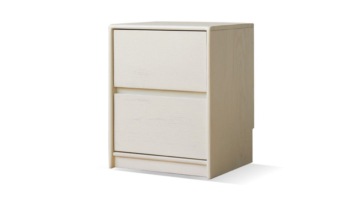 Solid Rubberwood Nightstand.