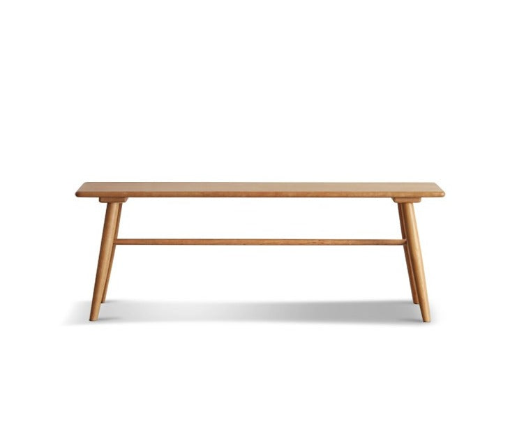 Cherry Solid Wood Bedside Long Bench