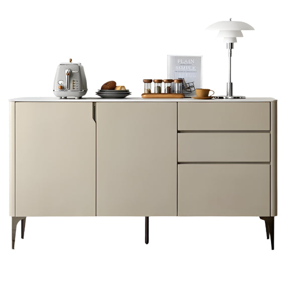 Poplar Solid Wood Sideboard Slate Top