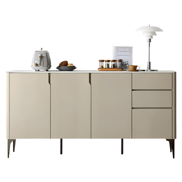 Poplar Solid Wood Sideboard Slate Top