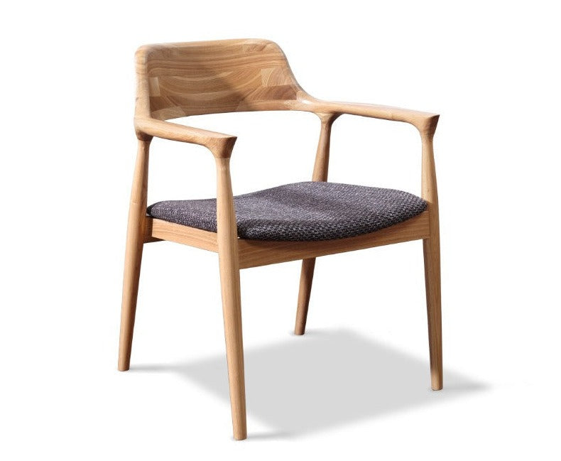 Elegant Armchair Ash solid wood+