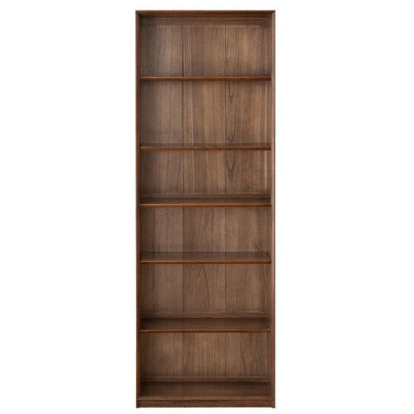 Oak Solid Wood Dust-Proof Glass Door Wall Floor-to-ceiling Bookshelf