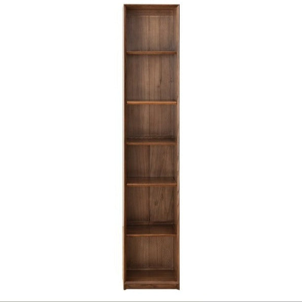Oak Solid Wood Dust-Proof Glass Door Wall Floor-to-ceiling Bookshelf