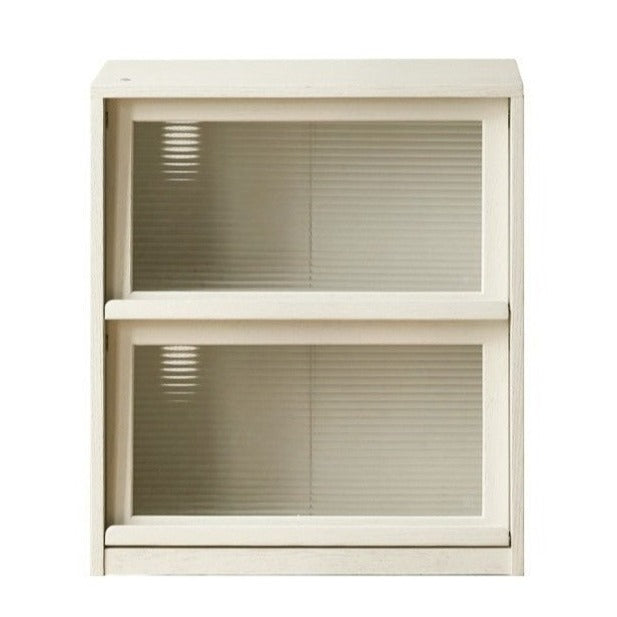 Oak Solid Wood Bookcase Cream Office Desk