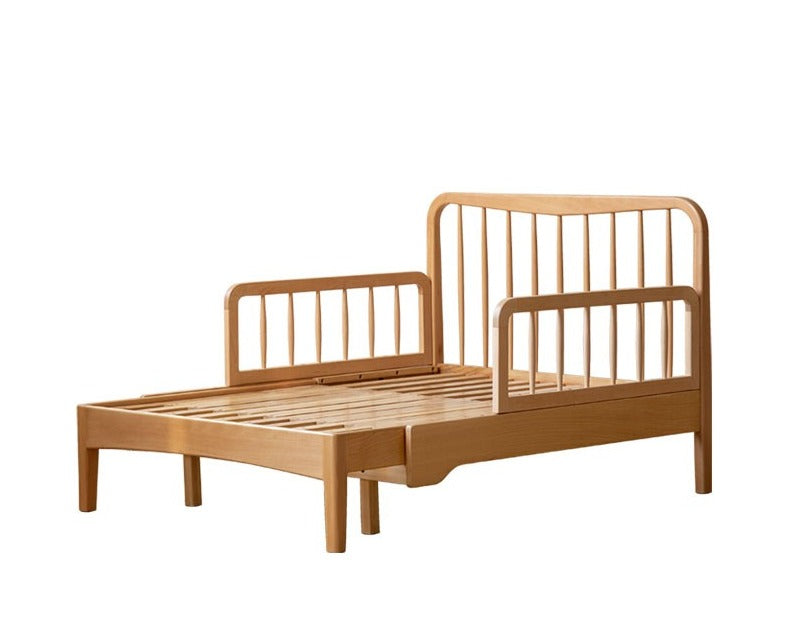 Beech, Oak solid wood Whispering Telescopic Bed<