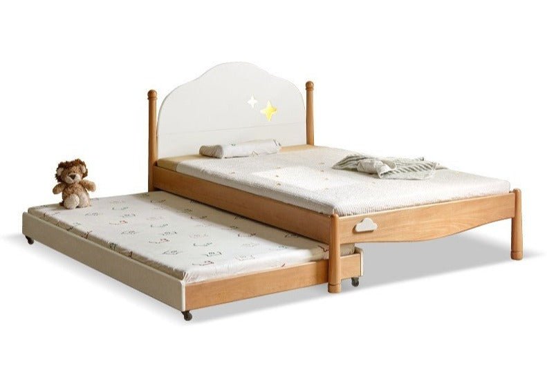 Beech solid wood Kids bed multi-functional bunk bed<