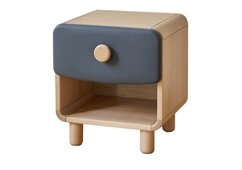 Kids nightstand birch solid wood l