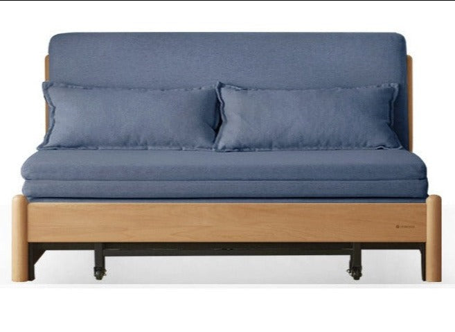 Beech Solid Wood Sofa Bed, Sleeper Sofa.