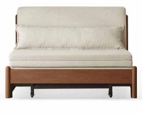 Beech Solid Wood Sofa Bed, Sleeper Sofa.