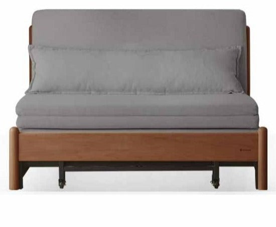 Beech Solid Wood Sofa Bed, Sleeper Sofa.