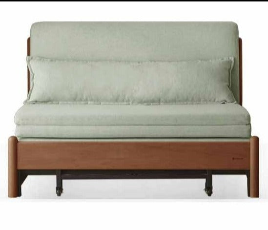 Beech Solid Wood Sofa Bed, Sleeper Sofa.