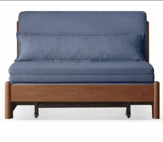 Beech Solid Wood Sofa Bed, Sleeper Sofa.