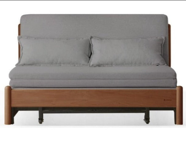 Beech Solid Wood Sofa Bed, Sleeper Sofa.
