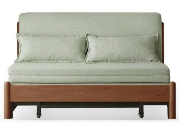 Beech Solid Wood Sofa Bed, Sleeper Sofa.