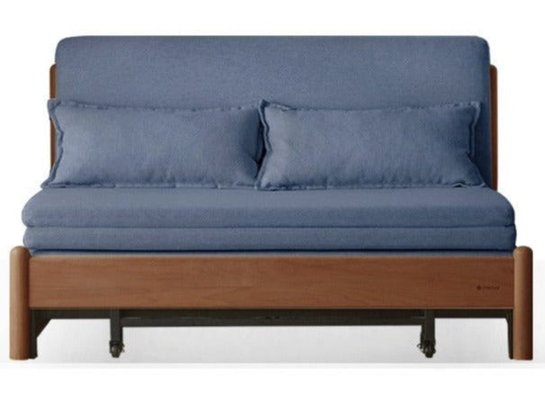 Beech Solid Wood Sofa Bed, Sleeper Sofa.