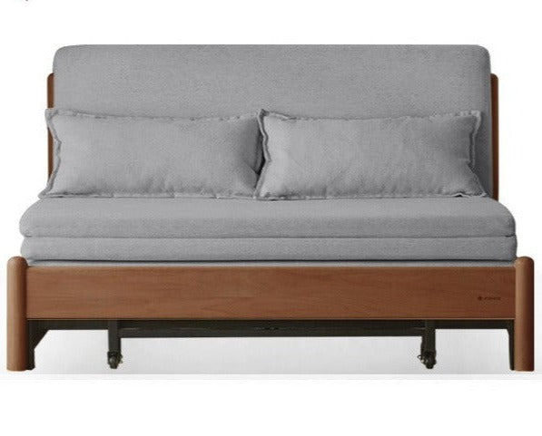 Beech Solid Wood Sofa Bed, Sleeper Sofa.