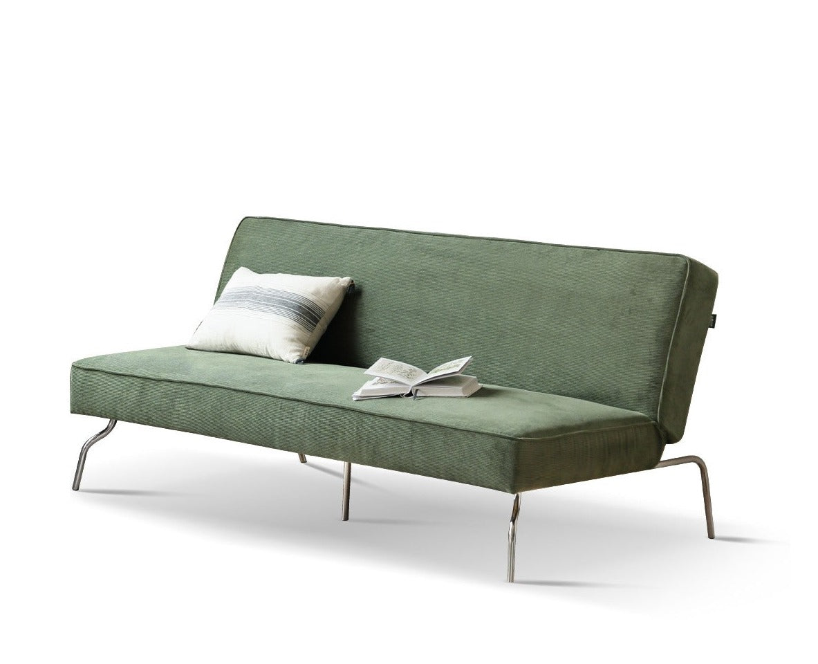 Retro Corduroy Sleeper Sofa.