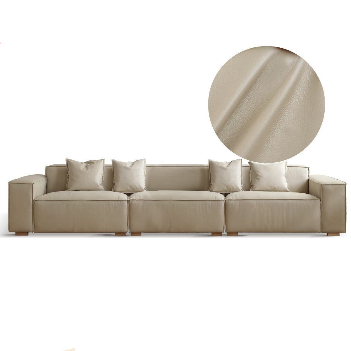 First Layer Cowhide Leather Sofa"