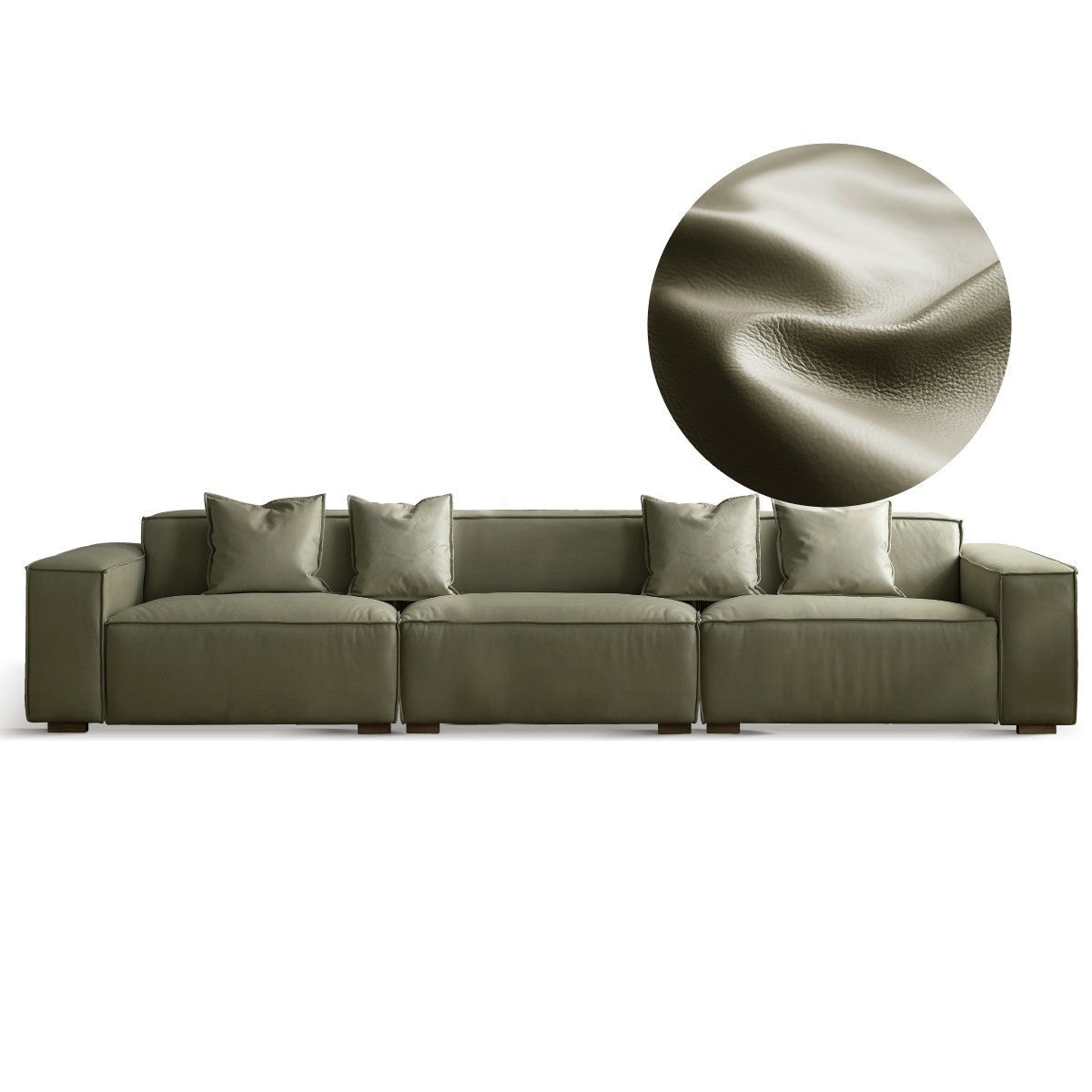 First Layer Cowhide Leather Sofa"