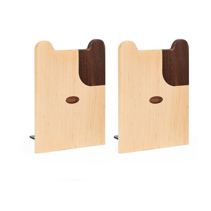 Solid Wood Book Creative Dog Bear Book Clip