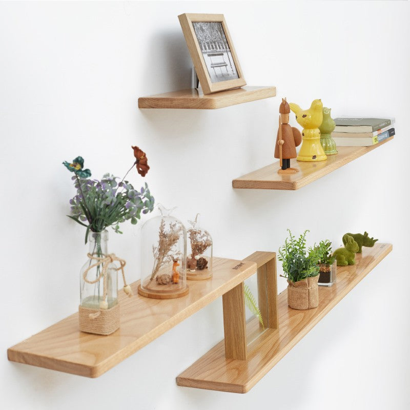 Black Walnut, Oak Solid Wood Wall Rack Hanging Wall