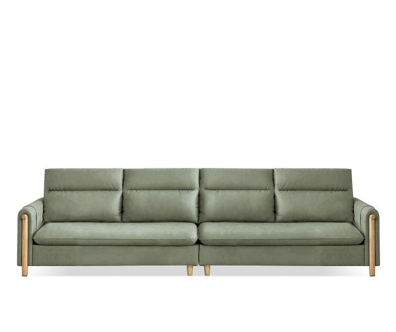 Lux technology green fabriс sofa.