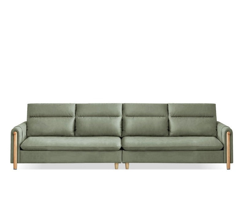 Lux technology green fabriс sofa.