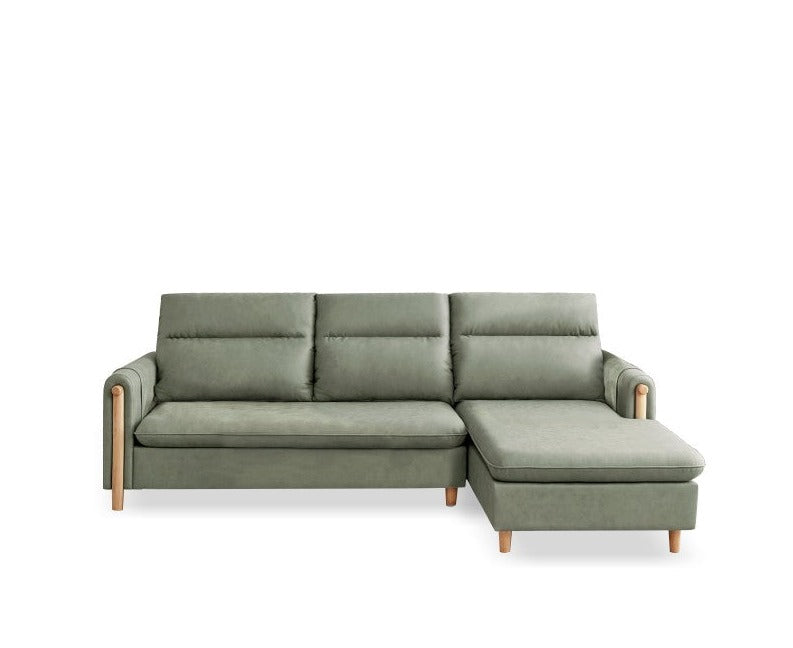 Fabric Contemporary Sectional Sofa with Relaxed Seating