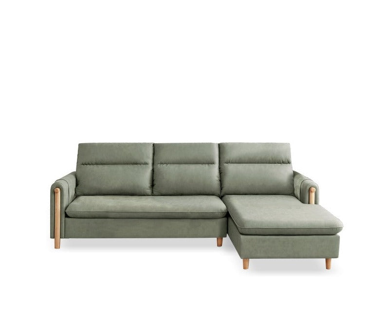 Fabric Contemporary Sectional Sofa with Relaxed Seating