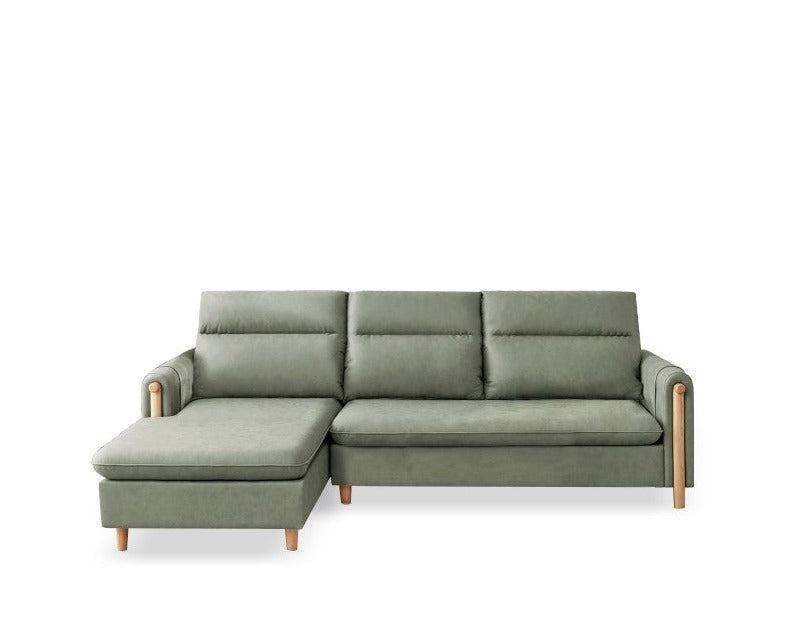 Lux technology green fabriс sofa.