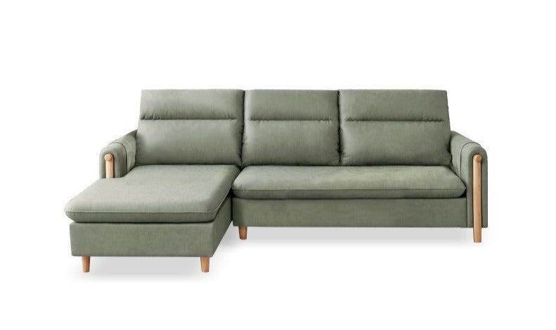 Lux technology green fabriс sofa.