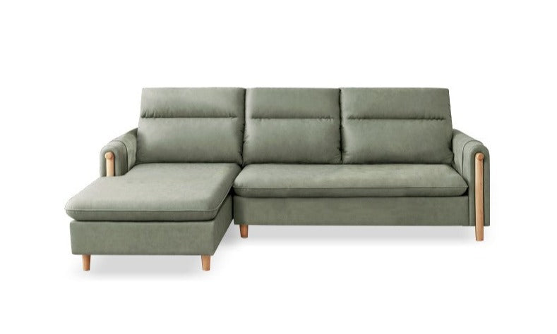 Fabric Contemporary Sectional Sofa with Relaxed Seating