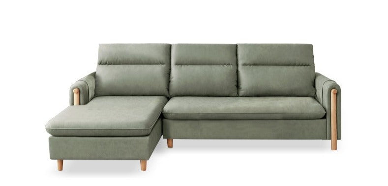 Fabric Contemporary Sectional Sofa with Relaxed Seating