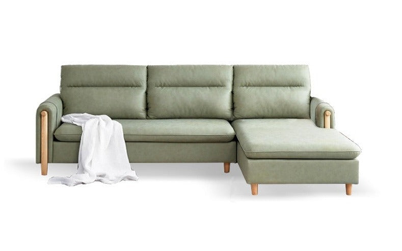 Lux technology green fabriс sofa.