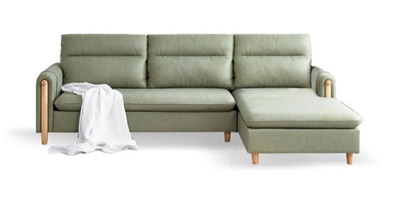 Lux technology green fabriс sofa.