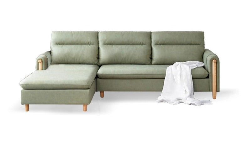 Lux technology green fabriс sofa.